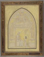 KT 2017 002
<br/>
De jonge Sint-Aloysius knielend voor de Heilige Maagd
<br/>
<em>Toorop, Jan (1858-1928)</em>